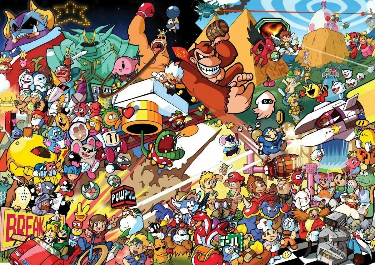 Art Poster Retro gamer