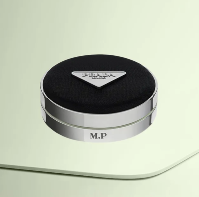 #ad PRADA Engraving Service NEW Reveal Mesh Cushion $172.90