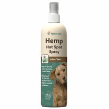 Dog Hot Spot Spray Natural Hemp Oil Pet Grooming Soothing Aloe Itch Relief 12oz