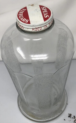 Speas Vinegar Aged in Wood Speas MFG Co USAVIT Jar trademark 13