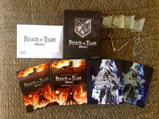 Attack On Titan Blu Ray Box Set
