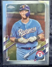 2021 Topps Chrome Base #81 Sam Huff Rookie - Texas Rangers RC ⚾️