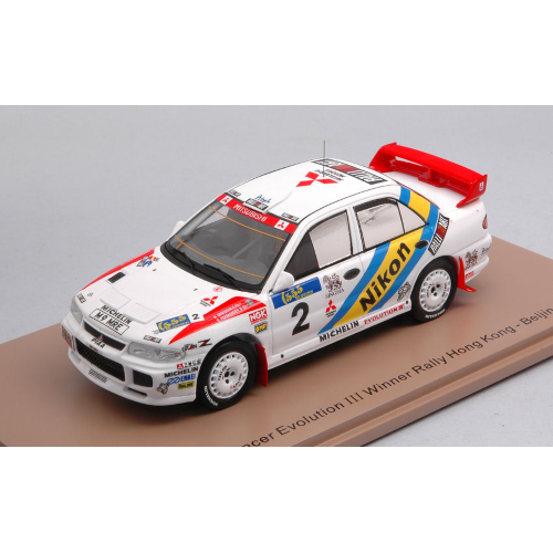 Spark S6515 1/43 MITSUBISHI LANCER EVOLUTION Ⅲ #3 RALLY HONG KONG