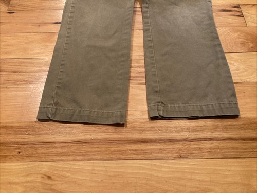 CHAPS Brown Casual Dress Classic Chino Pants Youth Boys Tag Size 7 Fits 20 x 21 - Picture 9 of 12