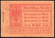 Deutsches Reich, 1921, MH 14.1 A, postfrisch