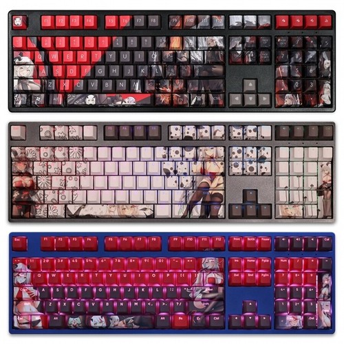 Azur Lane: KMS Ägir Anime Sexy Girl Theme Keycaps PBT Sublimation 108 Keys/Set - Picture 1 of 22