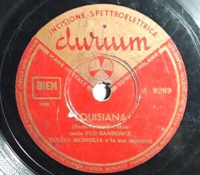 1069 78 LOUISIANA O MAMA,MAMA FLO SANDON'S E ORCHESTRA DURIUM 1948     
