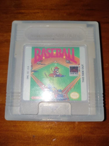 Baseball (Nintendo Game Boy, 1989) With Official Game Case Authentic TESTED