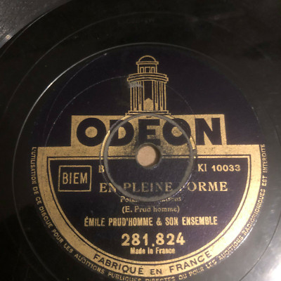 EMILE PRUD'HOMME ~ EN PLEINE FORME ~ MELANCOLIE GITANE ~ 78 RPM