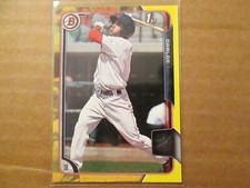 2015 Bowman Prospects Baseball Yellow Carlos Asuaje Boston Red Sox