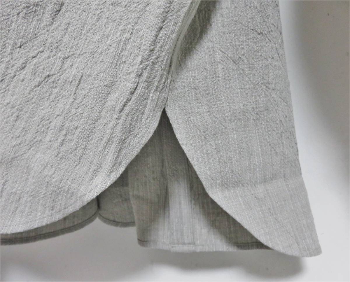 Seya. Hand Stitch Kurta Shirt L Gray Made In Japan Seya Band 