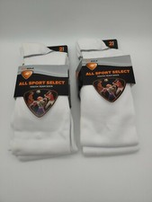 Lot of 4 pairs: Youth All Sport Select Performance Athletic Over The Calf Socks