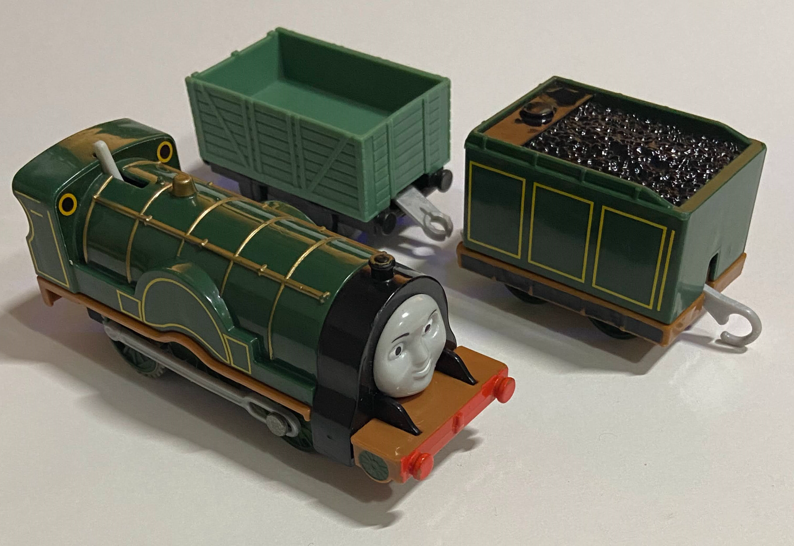 2013 Thomas Friends Trackmaster Motorized EMILY With Tender and Cart | eBay