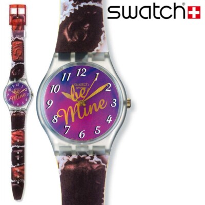 *MINT* 1999 SWATCH Valentine's Day Special BE MINE Collectors Watch GK291 RETRO