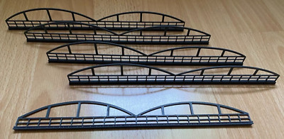 4x Spur N  1:160 Brückengeländer Geländer Brücke  4x 225 x 27 mm piko Roco Peco