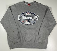 Vintage New England Patriots Sweatshirt Sz XL 2004 NFL AFC Conference Champions