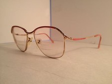 Vintage Tura Pink And Gold Eyeglasses Bifocals 51-16-125