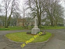 Photo 6x4 Carlton War Memorial with the church in the background Carlton c2015