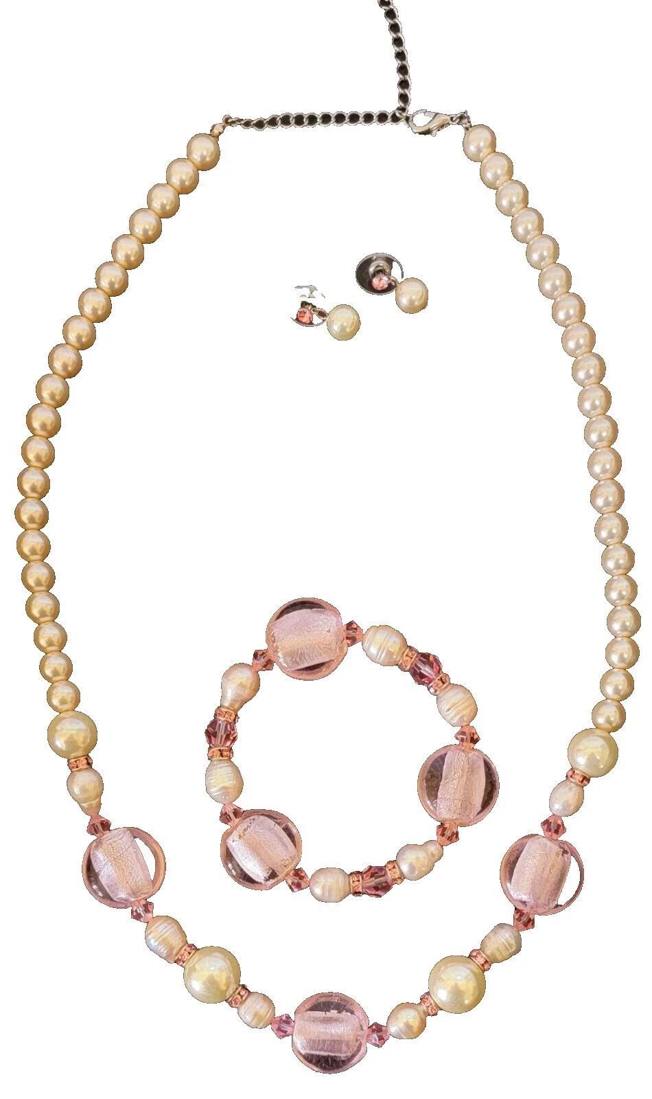 Juegos de joyas artesanales de vidrio