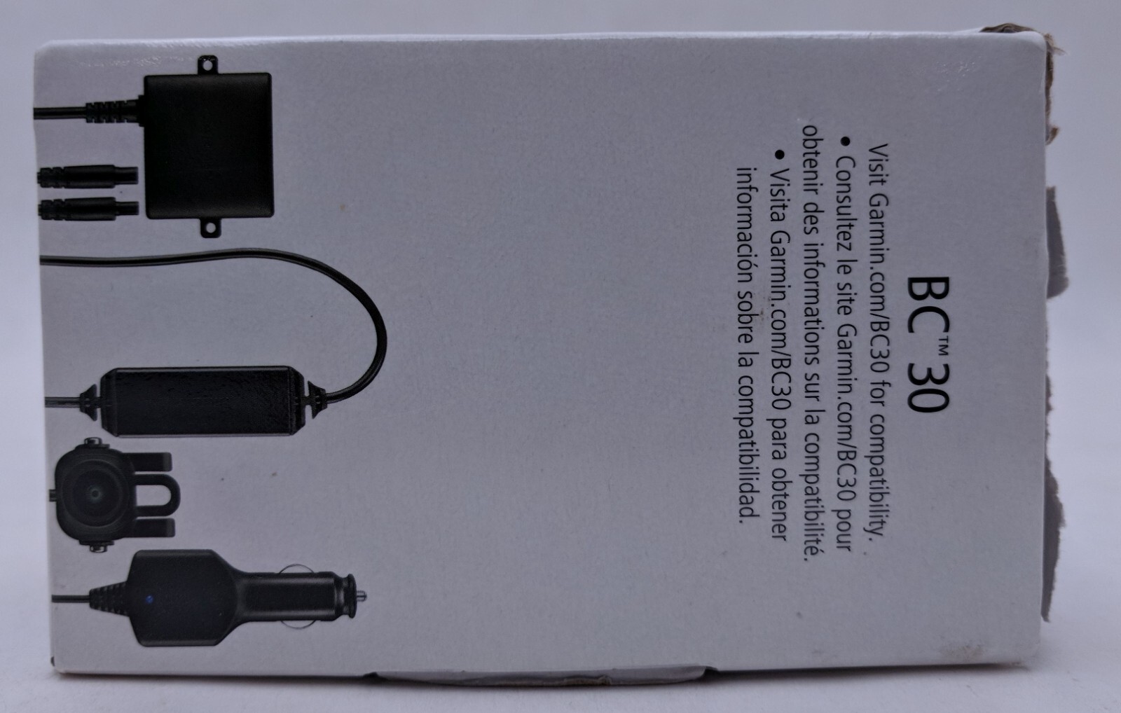 Garmin BC 30 Wireless Backup Camera w/ Car Adapter Power Cable 010