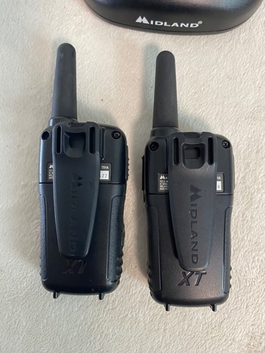 Midland X-talker T51A Two Way Radios Orange Handheld Tested and Working - Zdjęcie 4 z 9