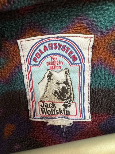 Jack Wolfskin "For People in Action" Polarsystem Vintage 90s Fleece Sweater USA - Picture 11 of 13