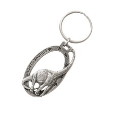 Brontosaurus Keychain, A192KC, 2 Inch, Dinosaur Jurassic Gift Metal Made in USA