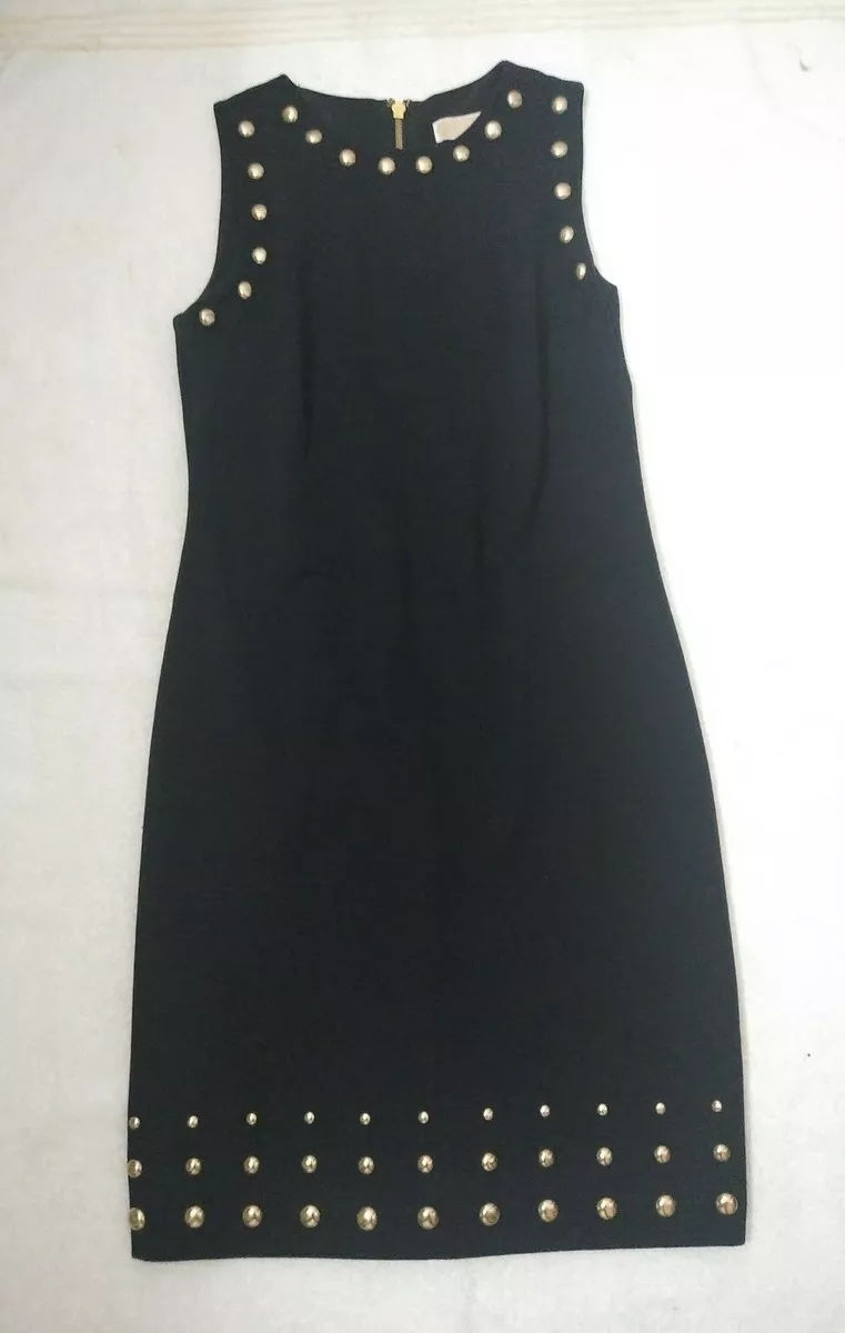 Michael kors Short Sleeve Studded Dress XS