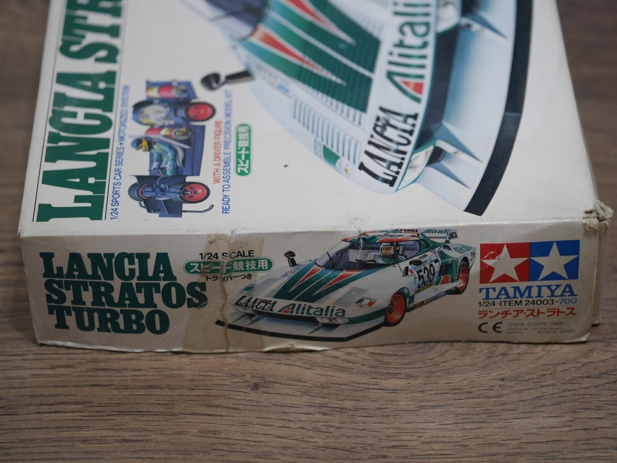 Tamiya Lancia Stratos Turbo Motorized with Driver 1:24 Model Kit