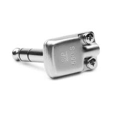 Squareplug SP550-S Low Profile Right Angle  TRS/Stereo Plug, Nickel