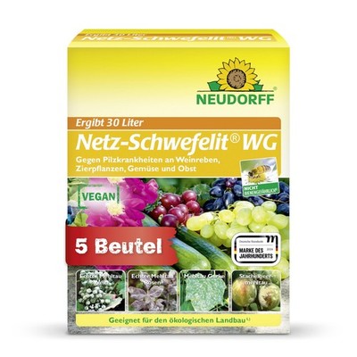 Neudorff Netz-Schwefelit WG 75g Echter Mehltau Fungizid Spritzmittel Weinreben