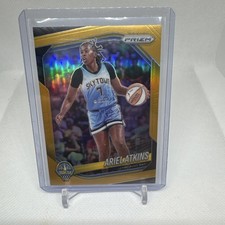 2025 Panini Prizm WNBA Ariel Atkins GOLD Prizm 01/10 First On Print -Chicago Sky