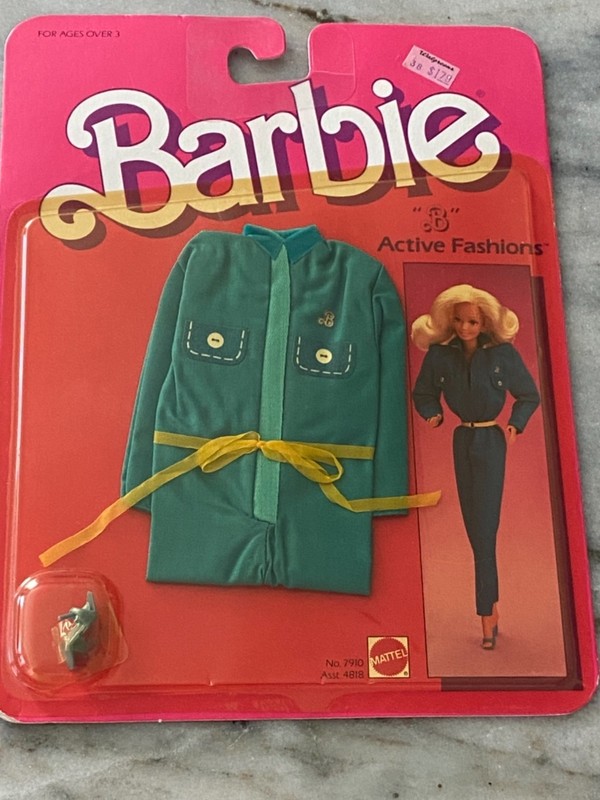 Vintage 1984 Barbie Active Fashions MOC Superstar complete outfit Mattel NEW