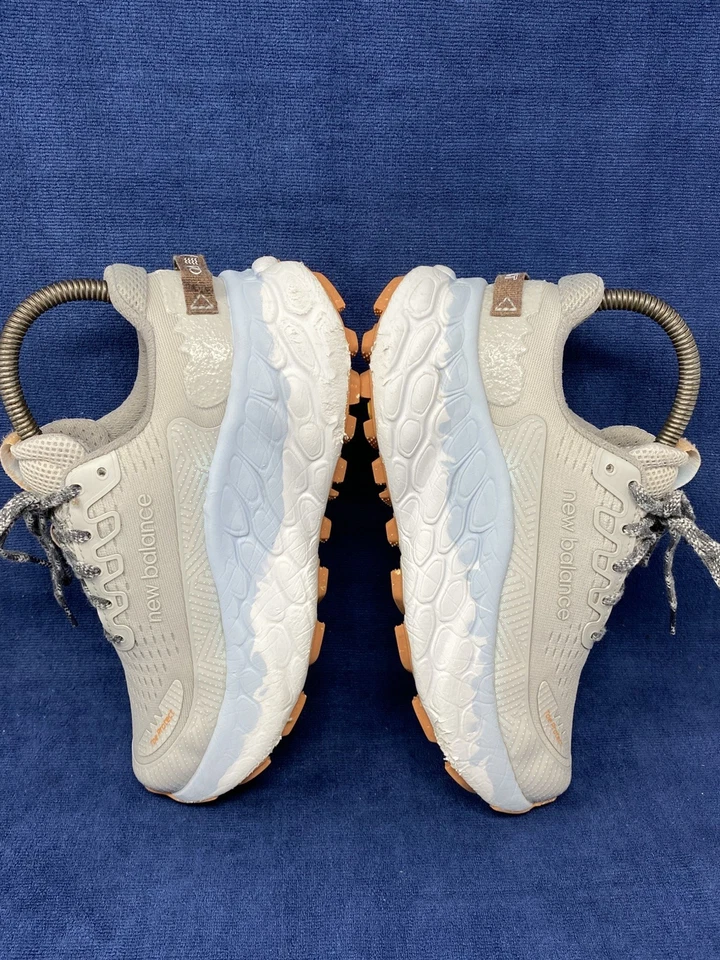 New Balance Fresh Foam X Trail More v3 Womens 5.5 Grey /Copper/Blue Running Shoe - Image 4 of 4