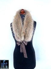 Finn Raccoon Fur Collar, Real Fur Collar, Handmade Collar, Luxury Collar