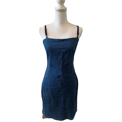 Vintage Y2K Moda International Boned Denim Corset Dress | eBay