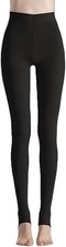 2 Pack Women Leggings, Black, Full Length