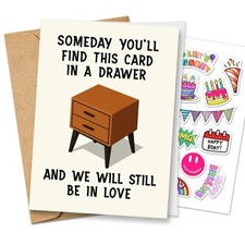 Funny Birthday Card & Gifts for Husband Boyfriend Him, Happy Anniversary Card...