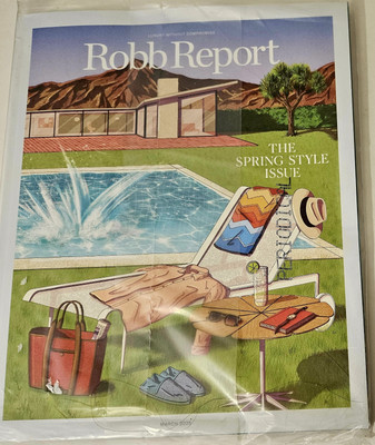 ROBB REPORT MAGAZINE MARCH 2025  THE STYLE ISSUE YACHTS JAGUAR MICHELIN - SEALED