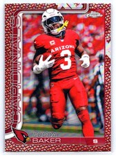 2025 Topps Chrome #8 Budda Baker Football Leather Refractor