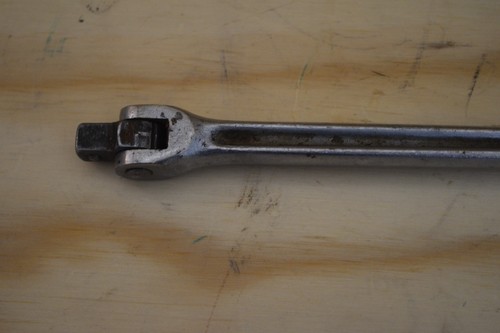 Vintage Craftsman 3/8" Drive Breaker Bar Flex Handle Forged USA V Ratchet Tool - Picture 6 of 7