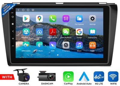 M3BKX6S Android 9 inch QLED 6+64 for 2004-2009 mazda3 Car Stereo CarPlay DSP SWC