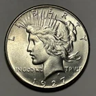 1927 PEACE DOLLAR BU