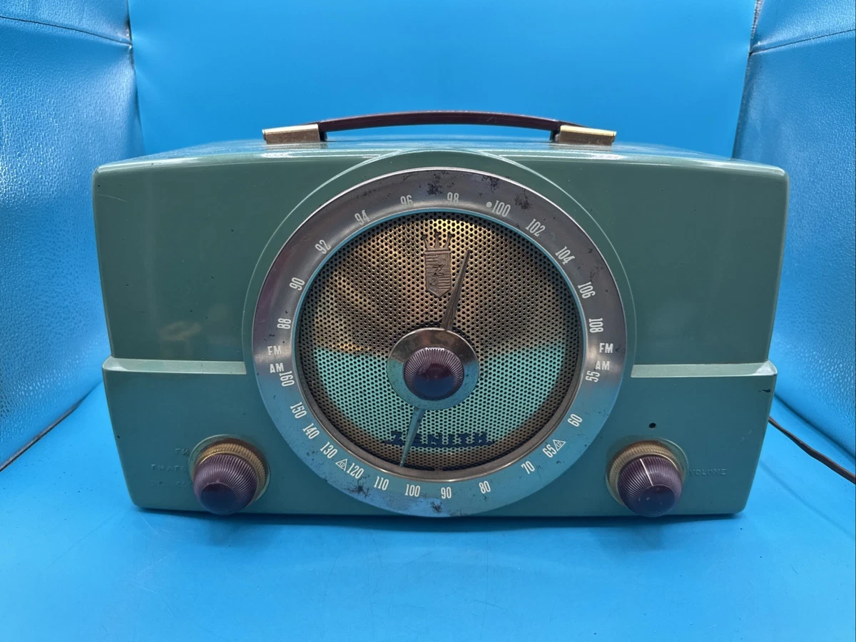 Vintage Radio Green In Collectible Tube Radios 1950-1959 for sale