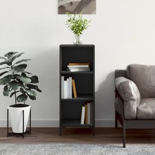 WALPLUS Black Slim Locker Cabinet 34.5cm Modern Home Storage Unit