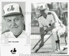Press Photo Dick Williams, Manager, Montreal Expos Baseball Team - lrs29929