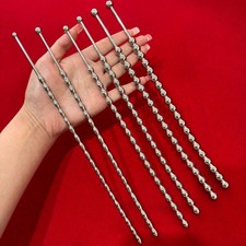 Male Stainless Steel Penis Dilator Stretcher Beads Rod Cock Stick Sounding Plug
