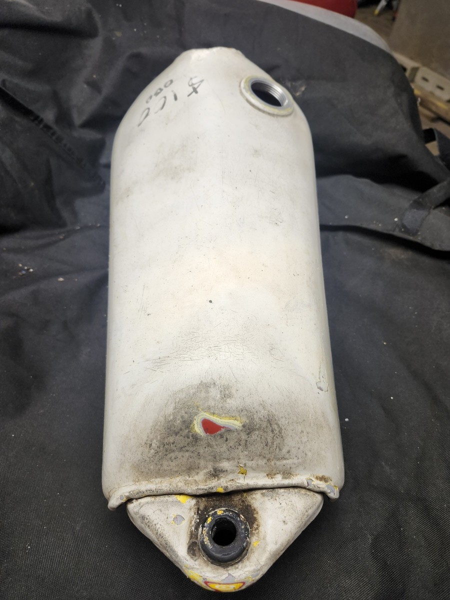 1976 Yamaha YZ125, 1977 YZ100 Fuel Tank, Vintage Aluminum MX YZ