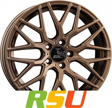 Ultra Wheels UA1E Race - EVO bronze matt 8x19" ET30 LK5 112 ML 66.5 Alufelgen...