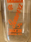 Vintage 1948 Geneva Milk Co. - Geneva, NY 1 Quart Glass Milk Bottle, 8 1/2" Ht — photo 2